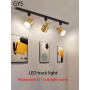 Led Track Light Full Set Rails Lamp Replaceable E27 Bulb Luxury Ceiling Lighting Fixture Long Spotlights For Living Room Shop