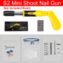 Manual Mini Steel Nail Gun Rivet Tool Ceiling Wall Anchor Wire Slotting Device Home DIY Installation Wall Fastener Rivet Gun