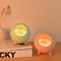 Touch Dimming Cute Kitten Night Light for Girls Bedroom Bedside Charging Bluetooth Speaker Music Lamp Creative Gift Cat's Nest