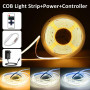 10M FCOB LED Strip Light  LED High Density Flexible FOB COB Led Light Linear Dimmable 3000K 4000K 5000K