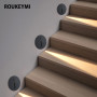 ROUKEYMI Waterproof Interior Sensor Staircase Light PIR Night Corner Led Footlight outdoor staircase light Sensor light