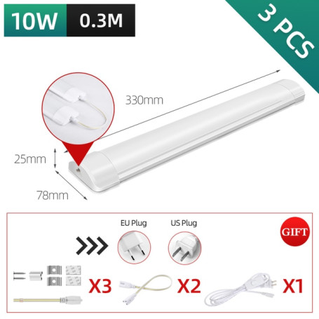 Led Lamps 10W 20W Ceiling Lamp for Living Room Decoration Wall Lights Led Light Bar for The Garage Lighting Kitchen Lamp 220v