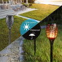 96 LED Solar Flame Lamp Flickering Outdoor IP65 Waterproof 1/2/4pcs Landscape Yard Garden Light Path Lighting Torch Light