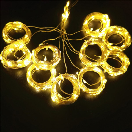 3m Led Fairy String Lights Curtain Garlands USB Remote Control Christmas Decorations for Home Outdoor Patio Lights Garden Decor