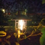 Retro Solar Lantern Light Hanging Waterproof Metal Light Suitable for Outdoor Terrace Garden Walkway Landscape Solar Light