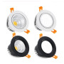 Dimmable Led Down Light COB Spot Light 3w 5w 7w 9w 12w 15w AC85-265V Ceiling Recessed Indoor Lighting