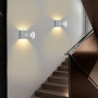 Motion sensor LED wall lamp IP65 waterproof Aluminum sconce light AC85-265V 7W 12W outdoor and indoor courtyard bedroom corridor