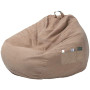 Simple Style Ordinary bean bag sofa cover Bean Bag Chair Sofa Couch Cover Without Filler With Three Side Pockets