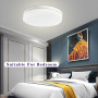 Square LED Panel Ceiling Light for Bedroom Living Room 48w 36w 24w 18w Interior LED Ceiling Lamp for Porch Corridor Home Lights