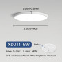 Ultra Thin LED Ceiling Lamp 48W 36W 24W 18W 6W Modern Panel Ceiling Lights in Living room Bedroom Surface Mount lighting Fixture