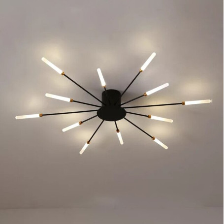 Led Modern Chandelier Firework Ceiling Lamp Living Room Bedroom Kitchen Dining Room Restaurant Home Creative Indoor Lighting