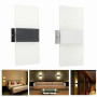 LED Fashionable Wall Lamp Bedroom Bedside Stairs Corridor Simple Wall light 110V 220V Decorative Wall light