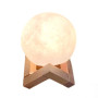 8cm Moon Lamp LED Night Light Battery Powered With Stand Starry Lamp Bedroom Decor Night Lights Kids Gift Moon Lamp