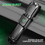 New Style Telescopic Zoom Strong Light Flashlight  Portable USB Charging Small Spotlight Flashlight Outdoor Lighting LED Light