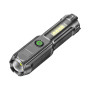 New Style Telescopic Zoom Strong Light Flashlight  Portable USB Charging Small Spotlight Flashlight Outdoor Lighting LED Light