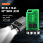 1/2PCS Mini Flashlight USB Fast Charging Multi-function Torch Light 900 Lumens Bright Flashlight Waterproof Magnetic Light