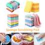 Sponge Scrubbing Pad Dishwashing Cloth Sponge Scrubbing Pad Double Sided Cleaning Sponge Household Tableware Cleaning Accessorie