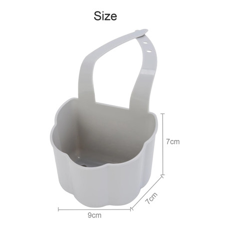 Creative Faucet Drain Rack Kitchen Sink Drain Rack Sponge Soap Debris Rack Plastic Hanging Storage Basket Home Storage cocina