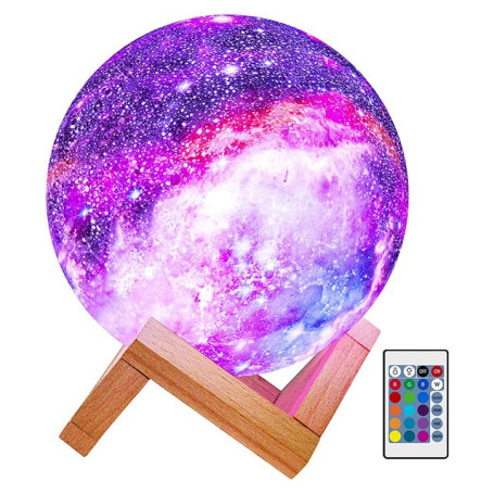Galaxy Lamp 16 Colors LED 3D Star Moon Light Change Touch And Remote Control Galaxy Light For Gifts Moon Lamp Kids Night Light