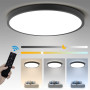 Tuya Wifi Smart LED Ceiling Lamps APP/Remote Control Square Ceiling Lights fixture Ultra thin Led Ceiling Panel lights For Room