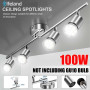 Modern Ceiling Light Lamp 4 GU10 Heads Multiple Rod Dome Night Lamps 100-240V Loft Lamp Home Decor Lighting Holder Fixture