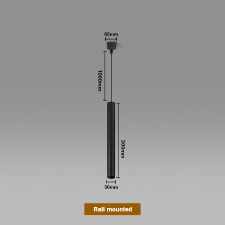 Led Track Light Fixture Modern Track Pendant Lighting Lamps Rail Spot Lights Led for Industrial Hanging Lamps Clothing Shop