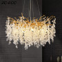Modern Luxury LED Crystal Chandeliers For Living Room Dining Room Bedroom Home Decor Lighting Indoor Gold Ceiling Pendant Lamp
