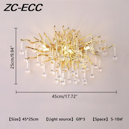 Modern Luxury LED Crystal Chandeliers For Living Room Dining Room Bedroom Home Decor Lighting Indoor Gold Ceiling Pendant Lamp