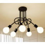Pendant lamp Wrought Iron LED Chandelier Bedroom Light 3/5Heads Ceiling Light Fixtures Living Room Home Lighting Decoration