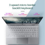 DERE V14S Laptop 14.1" 16GB RAM 512G SSD Intel Celeron N5095 with Backlit Keyboard Business Office Laptop Windows 10 Notebook
