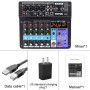 TEYUN 8 6 4 Channel Professional Portable Mixer Sound Mixing Console Computer Input 48v Power Number Live Broadcast A4 A6 A8