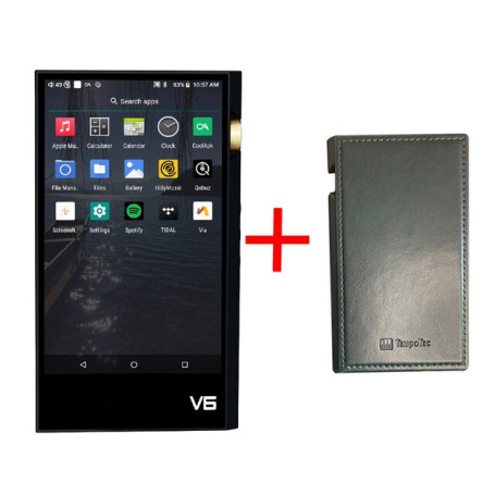 TempoTec V6 DAP Android HIFI Music Player MP3 Portable Dual AK4493SEQ DAC DSD512 WIFI Two-Way Bluetooth MQA TIDAL Spotify