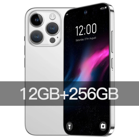 i14 Pro Max Smartphone 6.8 inch Full Screen Face ID 16GB+1TB Cell Phone Global Version 4G 5G Mobile Phones
