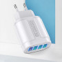 USB Charger 4 Ports EU US QC 3.0 48W Fast Charging Wall Charger Adapter For iPhone 13 12 11 Samsung Xiaomi Phone Charger