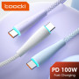 Toocki PD 100W USB C To Type C Cable Fast Charging Charger Cable For Macbook Huawei Xiaomi POCO Samsung Data Cord USB-C Cable 3M
