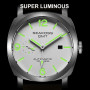 SEAKOSS 100m Diving Men GMT Automatic Mechanical Watches 1963 Seagull 2557 Automatic Movement Super Luminous Sapphire Wristwatch