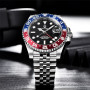 PAGANI DESIGN Top Brand GMT Men Mechanical Wristwatch Sapphire Stainless Steel Waterproof Automatic Watch for Men Reloj Hombre