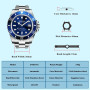 Demirsen Luxury Brand Diving Military Sport Watches Men's Seagull Movement Automatic Mechanical Waterproof Date Wristwatch Reloj