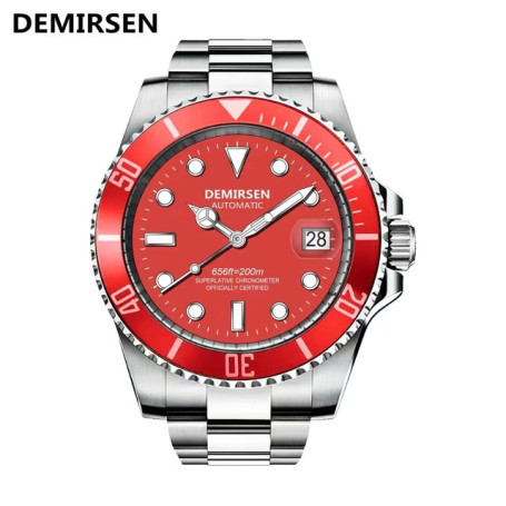 Demirsen Drop Shipping Luxury Sapphire Glass Automatic Wristwatch Waterproof 200M Mechanical Watches Top Brand Watch for Men