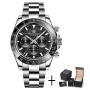 PAGRNE DESIGN Top Brand Luxury Diver Watch Men 100M Waterproof Clock Sport Watches Mens Mechanical Wristwatch Relogio Masculino