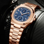 DIDUN Mens Watches Top Brand Luxury Business Watch Male Military Quartz Digital Watch Chronograph Date Clock Steel Wristwatch