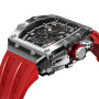 TSAR BOMBA Watch for Men Luxury Top Brand Quartz Tonneau Wristwatch 50M Waterproof Sapphire Clock Chronograph Fashion Mens Watch
