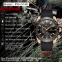 Men Quartz Watches 44MM Top Waterproof Luxury Business Sapphire Stainless Steel Relogio Masculino
