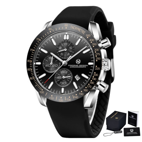 Men Quartz Watches 44MM Top Waterproof Luxury Business Sapphire Stainless Steel Relogio Masculino