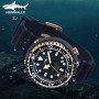 HEIMDALLR Male Diving Watch Tuna 1000M Water Resistance Black Gold Plated PVD Coated Case Automatic NH35A Movement Dive Watch