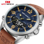 KAT-WATCH Digital Sports Watches Waterproof  Watch for Men Alarm Clock Luminous Chronograph Leather Military Relogio Masculino