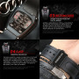 Men's Hollow Watch Ghost Silica Silicone Bracelet Quartz Watch Cool Relogio Men Watch Skeleton Ghost Student Clock