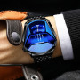Fashion Personality Men's Watch Big Plate Watch Style Locomotive Concept Watch Male Domineering Black Technology WristWatch