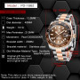 PAGANI DESIGN  PD-1662 40mm GMT Men Mechanical Wristwatch Top Brand Sapphire Glass Stainless Steel Sports Waterproof Watches