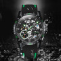 OLEVS Watch for Men Mechanical Watches Waterproof Stainless Steel Automatic Watch Men Sport Skeleton Wristwatch